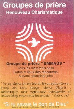 emmaus Groupe de prière EMMAÜS