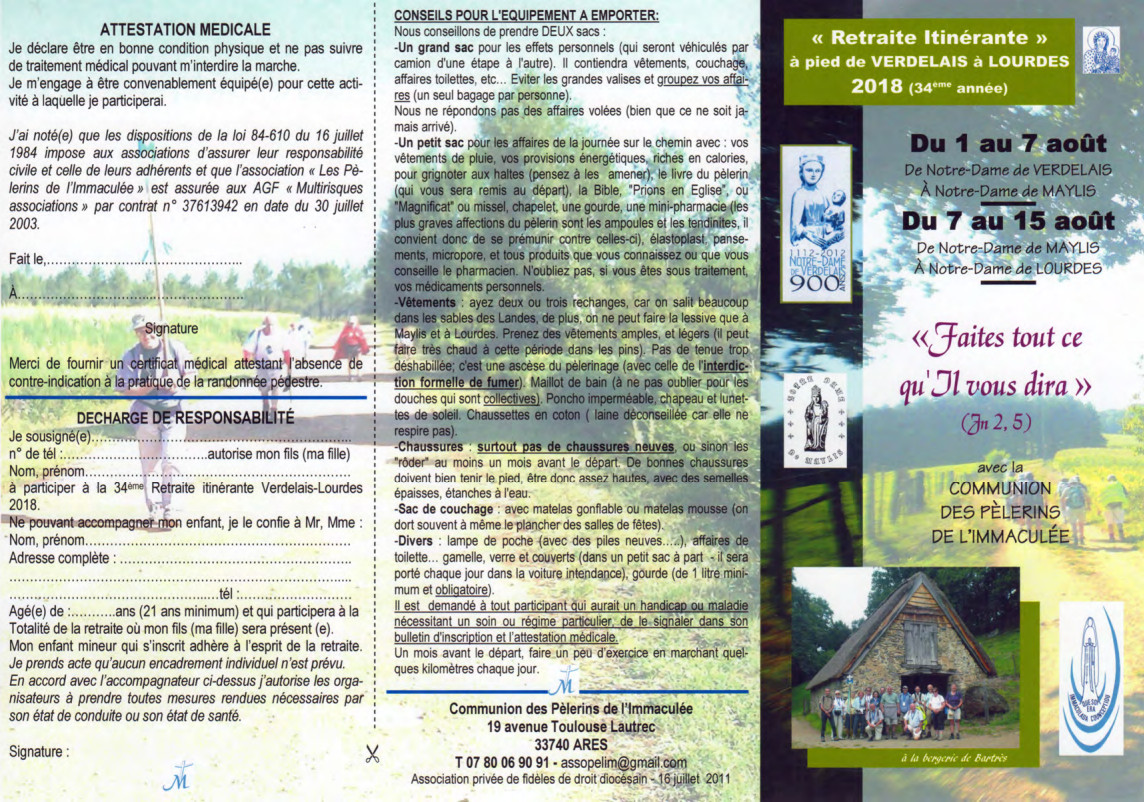 Pèlerinage Compostelle Labouheyre-Ostabat