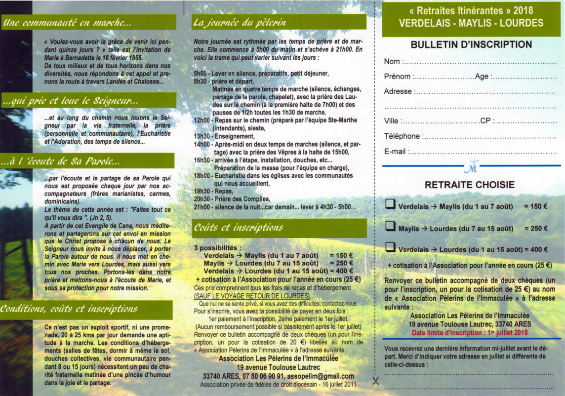 Pèlerinage Compostelle Labouheyre-Ostabat