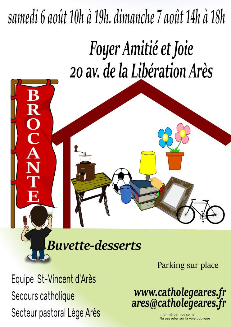 Affiche brocante 2022